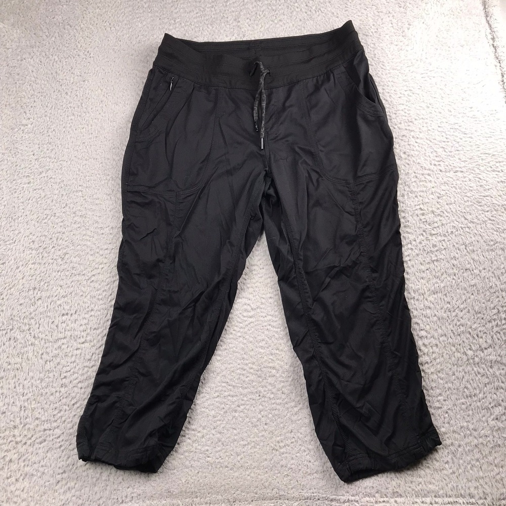 The North Face Aphrodite Capri Pants Womens L (33x22) Black Cropped Hiking
